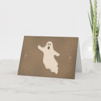 Carte Halloween Ghost