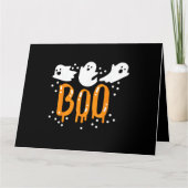 Carte Halloween Ghost Boo Cute (Devant)