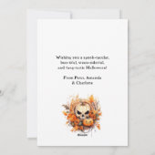 Carte Halloween Ghost Jack O’Lantern (Dos)