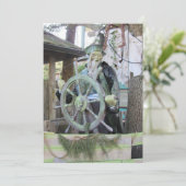 Carte Halloween Ghost Pirate 5 x 7 (Debout devant)