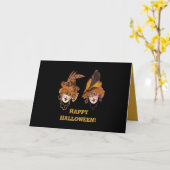 Carte Halloween Ghouls (Fleur jaune)