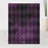 Carte Halloween Gothique Automne Fée Cottage Purple Jacq (Dos)