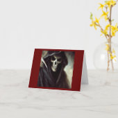 Carte Halloween - Grande Faucheuse 4 (Fleur jaune)