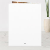 Carte Halloween Great Pyrenees avec citrouilles effrayan (Dos)