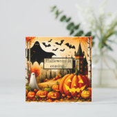 Carte Halloween greeting (Debout devant)