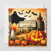 Carte Halloween greeting (Devant)