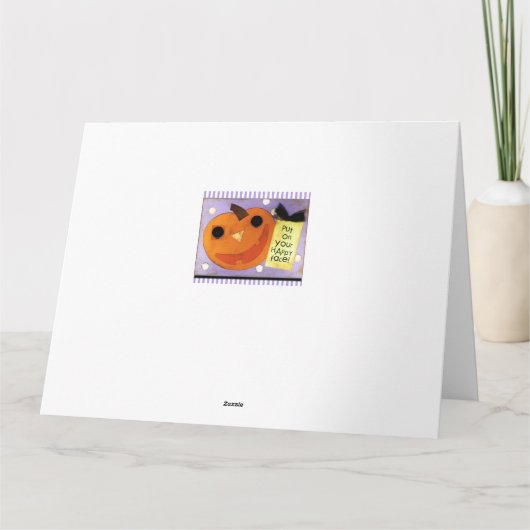 Carte Halloween greeting (Dos)