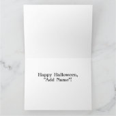 Carte Halloween greeting (Intérieur)