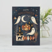 Carte Halloween Greeting Card (Debout devant)