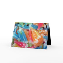 HALLOWEEN GREETING CARD L@@K bouteilles de cire bo