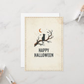 Carte Halloween Greeting Cards (Devant/Arrière en situation)