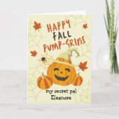 Carte Halloween Grin for Secret Pal Cute (Devant)