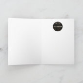 Carte Halloween Halloween Vintage Halloween dégoûté (Intérieur)