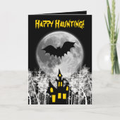 Carte Halloween hanté (Devant)