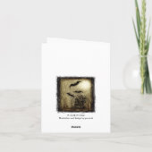 Carte Halloween Hauning Maison Jaune (Dos)