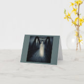 Carte Halloween - Haunted Bridge 3 (Fleur jaune)