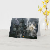 Carte Halloween Haunween Maison Sortez Tandis Que Vous P (Fleur jaune)