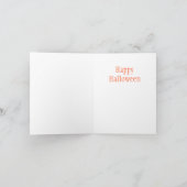 Carte Halloween heureux (Intérieur)