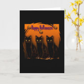 CARTE HALLOWEEN HEUREUX ! (Fleur jaune)