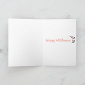 Carte Halloween heureux ! (Intérieur)