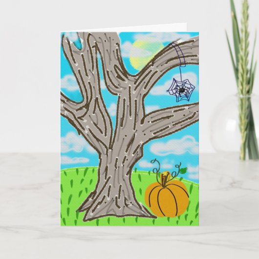 Carte Halloween heureux ! (Devant)