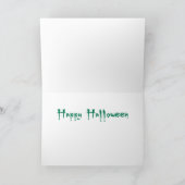 Carte Halloween heureux (Intérieur)
