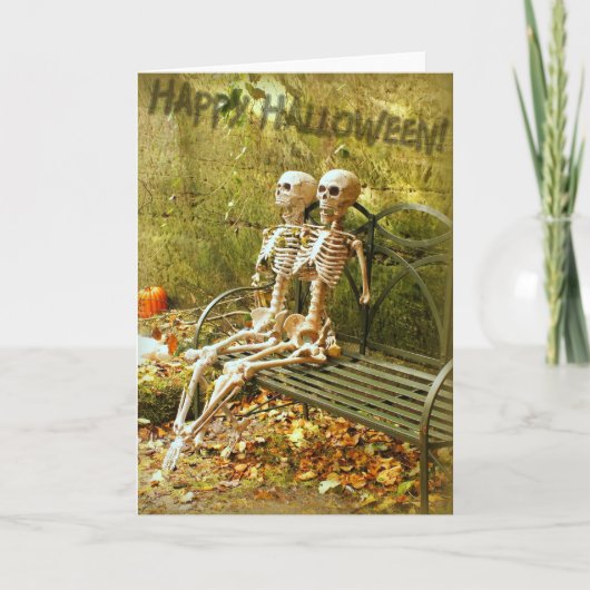 Carte Halloween heureux ! (Devant)