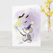 Carte Halloween heureux de Moe (Fleur jaune)