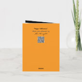 Carte Halloween heureux et humoristique (Dos)