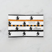 Carte Halloween heureux et humoristique (Intérieur)