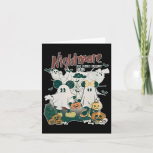 Carte Halloween Horreur Nuit Citrouille Souris Fun Hallo