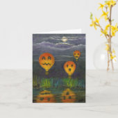 Carte Halloween Jackaloon ! Note Card Fun! (Fleur jaune)