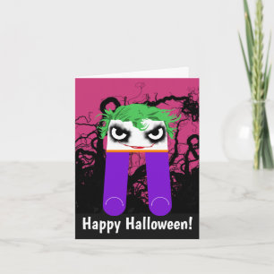 Carte Halloween Joker Salutation