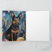 Carte Halloween Kelpie Australien Avec Citrouilles Effra (Intérieur)