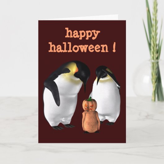 Carte Halloween King Penguins (Devant)