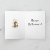 Carte Halloween Kitty Witch (Intérieur)