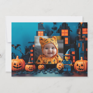 Carte Halloween la "brique ou la menace"