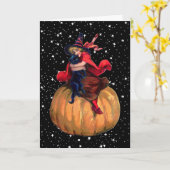 Carte Halloween : La Frontière Finale (Fleur jaune)