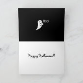 Carte Halloween Labrador Jaune Dessin 2 (Intérieur)