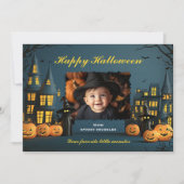 Carte Halloween Le Petit Démoniste (Devant)