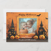 Carte Halloween Le Snap-O-Lanterne Éffrayant (Devant)