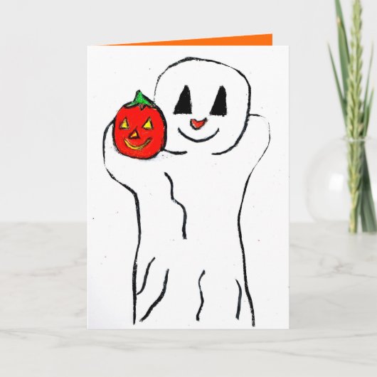 Carte HALLOWEEN LITTLE GHOST card (Devant)