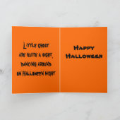 Carte HALLOWEEN LITTLE GHOST card (Intérieur)