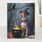 Carte Halloween lunaire de Chesapeake Bay Terrier (Devant)
