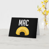 Carte Halloween Macaroni au Fromage Drôle et Assorti (Fleur jaune)