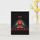 Carte Halloween Mad Scientifique Mal Genius (Fleur jaune)
