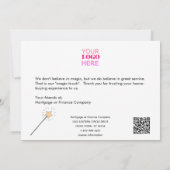 Carte Halloween Merci immobilier d'entreprise hypothécai (Dos)