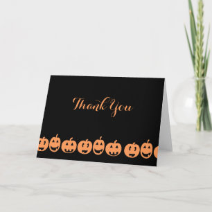 Carte Halloween Merci personnalisable