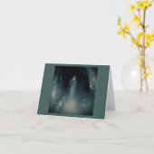 Carte Halloween - Mine hantée 2 (Fleur jaune)