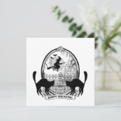 Carte Halloween moderne (Debout devant)